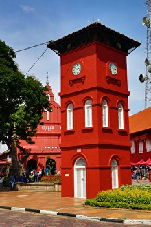 Tang Beng Swee Clock Tower in Dutch Square, known as Red Square, in Malacca, Malaysia Tang Beng Swee Clock Tower in Dutch Square, known as Red Square, in Malacca, Malaysia