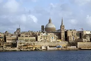 Images Dated 25th March 2012: Valletta skyline, Malta