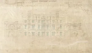 Bristol Temple Meads Station - Elevation Number 6 1840 Bristol Temple Meads Station - Elevation Number 6 1840