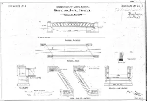 Drawing 10 Lochearnhead and Comrie Railway Bridge over River Lednock Details of masonry Drawing 10 Lochearnhead and Comrie Railway Bridge over River Lednock Details of masonry