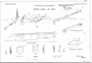 Drawing 20 Lochearnhead and Comrie Railway Bridge at Mill of Ross Drawing 20 Lochearnhead and Comrie Railway Bridge at Mill of Ross