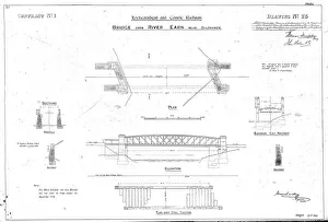 Drawing 25 Lochearnhead and Comrie Railway Bridge over River Earn near Dalhousie Drawing 25 Lochearnhead and Comrie Railway Bridge over River Earn near Dalhousie