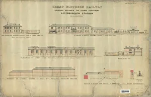 Great Northern Railway - Proposed Buildings for Stores Department Peterborough Station Great Northern Railway - Proposed Buildings for Stores Department Peterborough Station