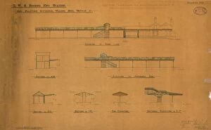 Images Dated 16th December 2013: G.W.R. Bourne End Station: New Platform Coverings, Waiting Shed, Urinals etc [1893]