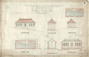 LBSC Outbuildings Print for West Dean Station 1880