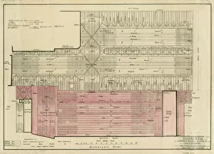 Images Dated 24th July 2012: Liverpool Street Station. London & North Eastern Railway. Plan of Station Roof