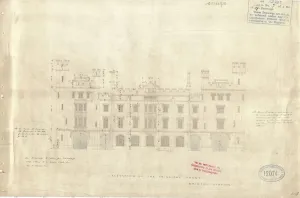 Isambard Kingdom Brunel Designs Prints: Bristol Station Elevational of the Principal Front [c1840s]