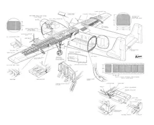 Images Dated 9th March 2011: Armstrong Whitworth 220 Argosy Cutaway Drawing