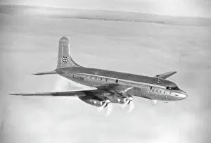 <b class=qtipBold><figcaption>Avro Tudor IV</figcaption></b><br>Avro, Tudor, IV, G-AHNN, BSAA, Star, Leopard, 1948, 1940s, A-A 3/4, Front, UK, Historical, Civil, Ceased,<br><em>© Flight Global 2009 - All Rights Reserved</em> Avro Tudor IV