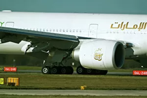 Boeing 777 Collection: Boeing 777-300ER Emirates close up