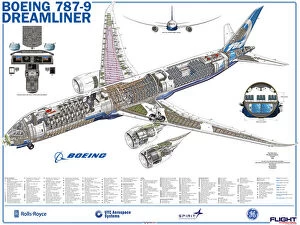Boeing Cutaway Gallery: Boeing 787-9
