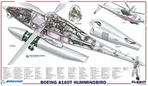 Boeing Cutaway Gallery: Boeing A-160T Hummingbird cutaway poster