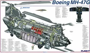 Images Dated 26th October 2009: Boeing MH-47G Cutaway Poster