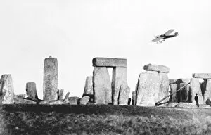Images Dated 30th November 2005: Bristol Aircraft Over Stonehenge