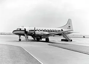 <b class=qtipBold><figcaption>Convair 340</figcaption></b><br>Convair, 340, Lufthansa, D-ACAD, Heathrow, 1955, 1950s, Germany, Ground, Side, Historical, Civil, Europe<br><em>© Flight Global 2009 - All Rights Reserved</em> Convair 340