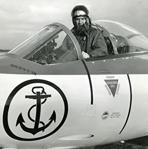 <b class=qtipBold><figcaption>Eric Franklin</figcaption></b><br>Eric Franklin joined Sir W.G Armstrong Whitworth Aircraft Limited in 1937 as an apprentice. the following year he learnt to fly at Leamington Aero Club and obtained his 'A' licence before joining the R.A.F.V.R at Ansty, Coventry, April 1939.<br><em>© Flightglobal 2012</em> Eric Franklin