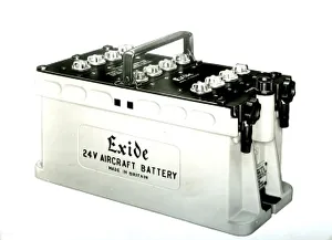 <b class=qtipBold><figcaption>Exide 24 Volt battery</figcaption></b><br><br><em>© Flight Global 2009 - All Rights Reserved</em> Exide 24 Volt battery