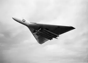 Vulcan Bomber Prints: Avro Vulcan Prototype Print, 1952 Farnborough Airshow Image