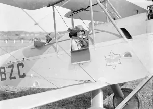 Prints of Lady Heath in DH Moth 1928 Pioneer Prints: Lady Heath in DH Moth Print 1928