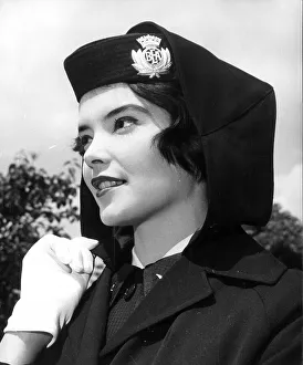 <b class=qtipBold><figcaption>Hoods for Air Girls</figcaption></b><br>The new uniform and accessories that British European Airways Stewardesses and Traffic girls will be wearing.<br><em>© Flightglobal</em> Hoods for Air Girls
