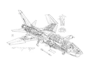 <b class=qtipBold><figcaption>LTV F-8 Crusader Cutaway Drawing</figcaption></b><br><em>© Flightglobal</em> LTV F-8 Crusader Cutaway Drawing
