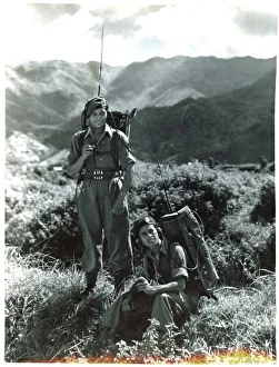 Malayan RAF regiment members in Kai Tak (Kowloon, China Malayan RAF regiment members in Kai Tak (Kowloon, China