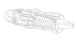 <b class=qtipBold><figcaption>Mikulin M209 Cutaway Drawing</figcaption></b><br><em>© Flightglobal</em> Mikulin M209 Cutaway Drawing