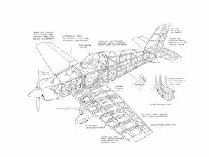 Images Dated 4th December 2001: Mitchell Prizeman Cutaway Drawing