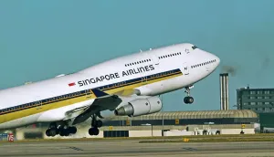 Boeing 747 Prints: Boeing 747-400 Print: Manchester Departure