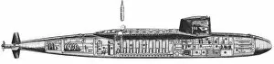 Images Dated 31st March 2011: US Navy USS George Washington Cutaway Drawing