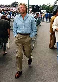 Images Dated 9th January 2012: Richard Branson takes a stroll
