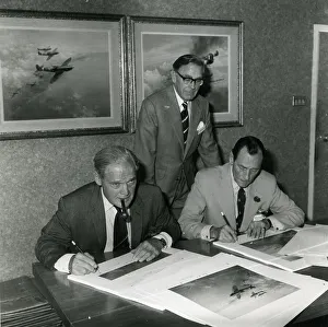 Sir Douglas Bader, Frank Wootton, and Wing Commander Bob Standford-Tuck Sir Douglas Bader, Frank Wootton, and Wing Commander Bob Standford-Tuck