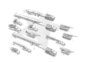 Images Dated 31st March 2011: Soviet Red Square Parade Cutaway Drawing