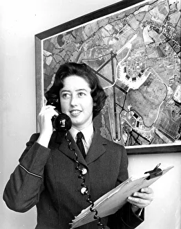 <b class=qtipBold><figcaption>Station Adjutant</figcaption></b><br>Station Adjutant. Pilot Officer Patricia Hughes, 22. The station Adjutant at RAF Lyneham.<br><em>© Flightglobal</em> Station Adjutant