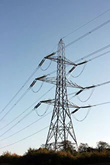 Electric Gallery: Electricity pylon at Wendover