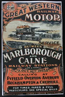 Great Western Railway Motor Service Print