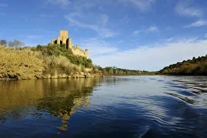 The 12th century Templar castle of Almourol, in the middle of an island in the Tagus The 12th century Templar castle of Almourol, in the middle of an island in the Tagus