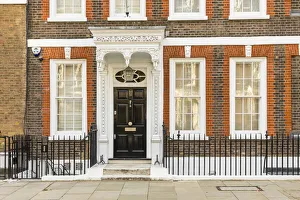 18th century terraced house, Queen Anne's Gate, London, England, UK 18th century terraced house, Queen Anne's Gate, London, England, UK