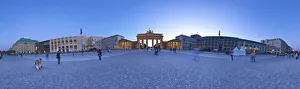 360 degree panoramic image of Brandenburg Gate and Pariser Platz, Berlin, Germany 360 degree panoramic image of Brandenburg Gate and Pariser Platz, Berlin, Germany