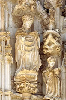 Aculptural decoration of Convent church, Convent of the Order of Christ (Convento Aculptural decoration of Convent church, Convent of the Order of Christ (Convento