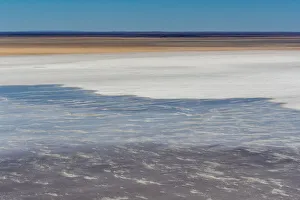 Aerial of Kati Thanda-Lake Eyre, South Australia, Australia Aerial of Kati Thanda-Lake Eyre, South Australia, Australia