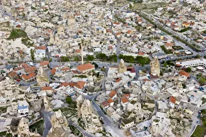 Aerial view of Goreme, Cappadocia, Turkey Aerial view of Goreme, Cappadocia, Turkey