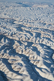 Aerial view over Helmand in central Afghanistan Aerial view over Helmand in central Afghanistan
