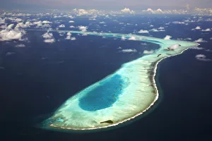 Aerial View over Maldives, Indian Ocean Aerial View over Maldives, Indian Ocean