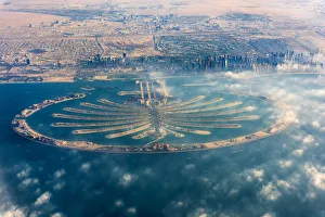 Aerial view of Palm Jumeirah, Dubai, United Arab Emirates Aerial view of Palm Jumeirah, Dubai, United Arab Emirates