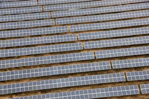 Aerial view of solar panels Huelva Province, Spain Aerial view of solar panels Huelva Province, Spain