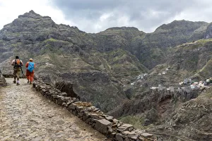 Ponta do Sol Gallery: africa, Cape Verde, Santo Antao. The coastal path near the village of Fontainhas
