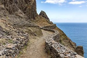 Ponta do Sol Gallery: africa, Cape Verde, Santo Antao. The coastal path near the village of Fontainhas