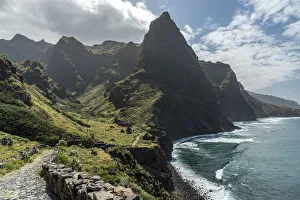 Ponta do Sol Gallery: africa, Cape Verde, Santo Antao. The coastal path