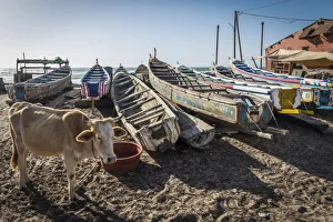 Saint-Louis Gallery: Africa, Senegal, Saint-Louis. Fishing boats